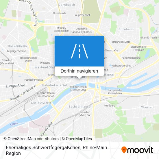 Ehemaliges Schwertfegergäßchen Karte
