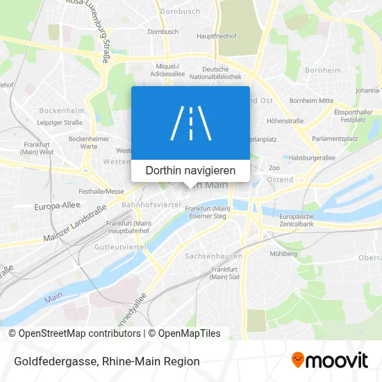 Goldfedergasse Karte