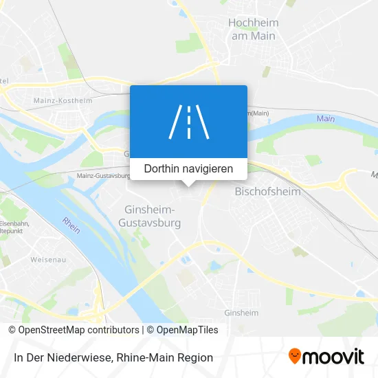 In Der Niederwiese Karte