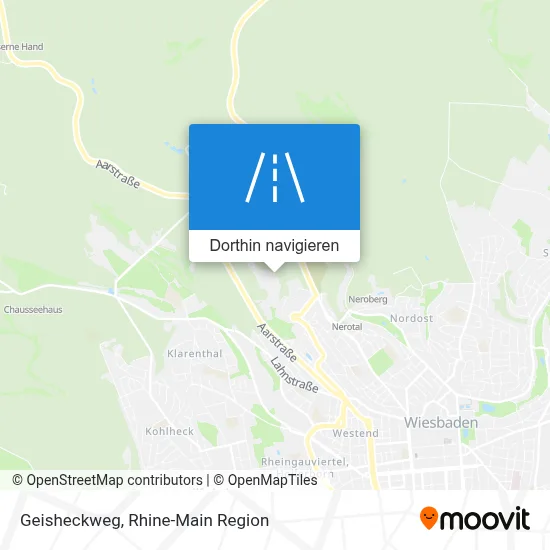 Geisheckweg Karte