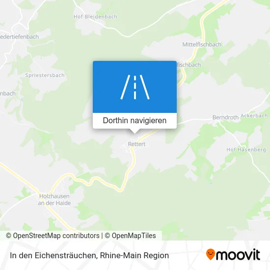 In den Eichensträuchen Karte