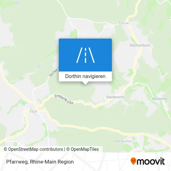 Pfarrweg Karte