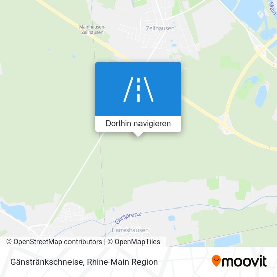 Gänstränkschneise Karte