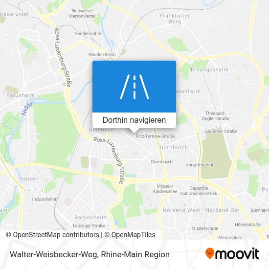 Walter-Weisbecker-Weg Karte