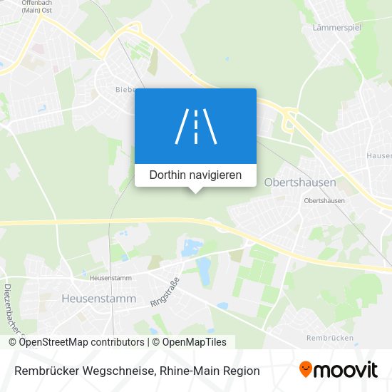 Rembrücker Wegschneise Karte