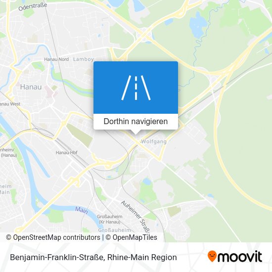 Benjamin-Franklin-Straße Karte