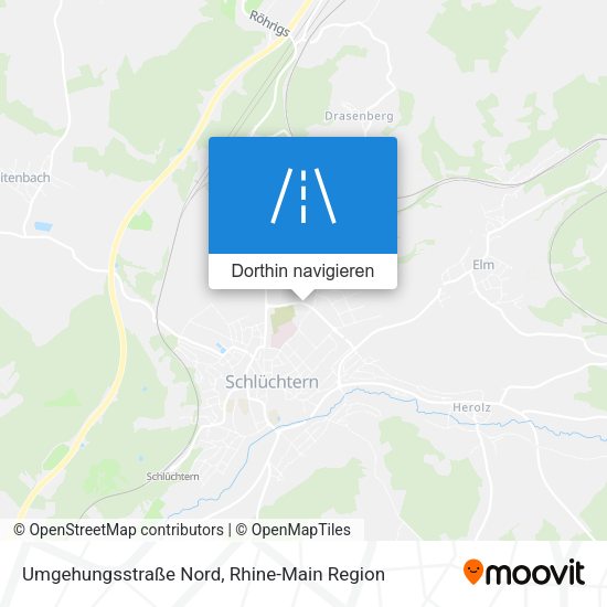 Umgehungsstraße Nord Karte