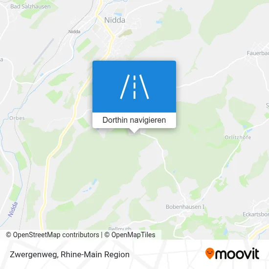 Zwergenweg Karte