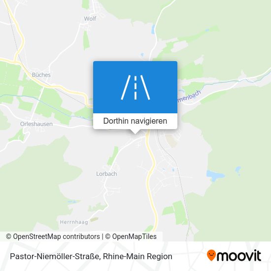 Pastor-Niemöller-Straße Karte