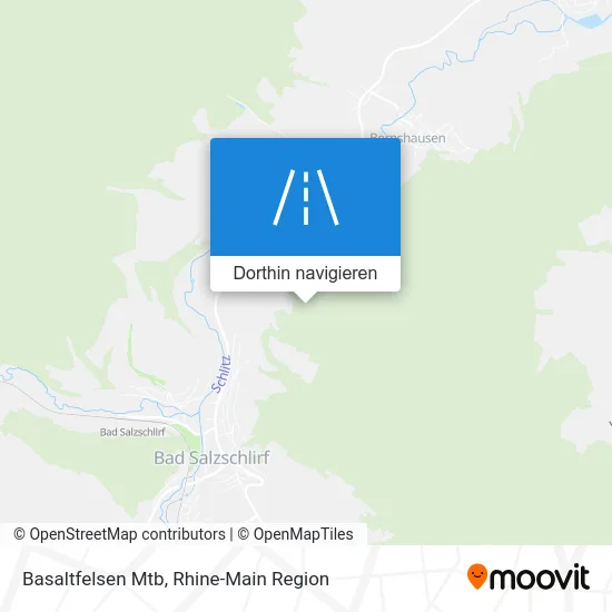 Basaltfelsen Mtb Karte