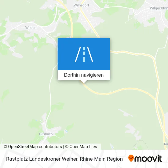 Rastplatz Landeskroner Weiher Karte