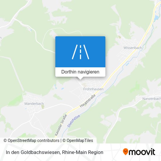 In den Goldbachswiesen Karte