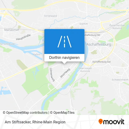 Am Stiftsacker Karte