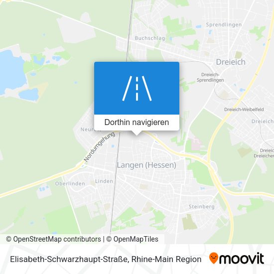 Elisabeth-Schwarzhaupt-Straße Karte