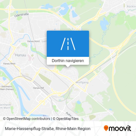 Marie-Hassenpflug-Straße Karte