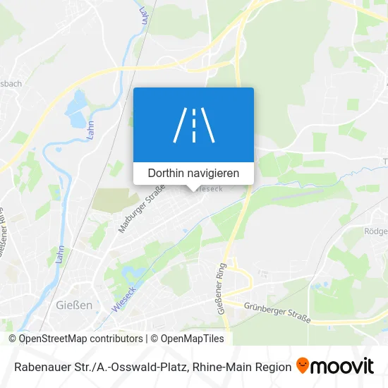 Rabenauer Str. / A.-Osswald-Platz Karte