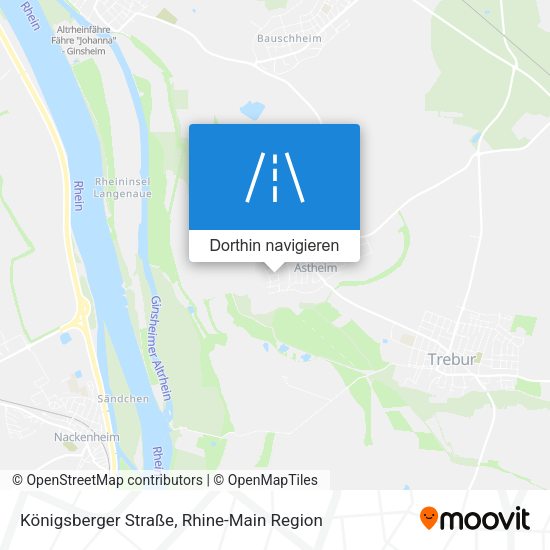 Königsberger Straße Karte