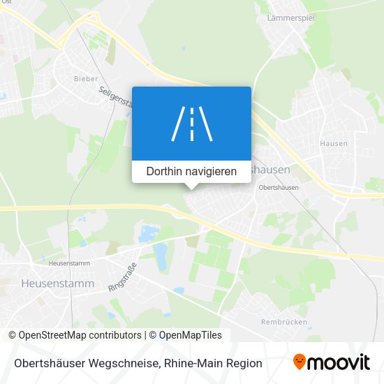 Obertshäuser Wegschneise Karte