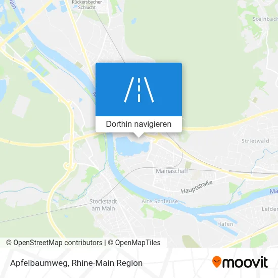 Apfelbaumweg Karte
