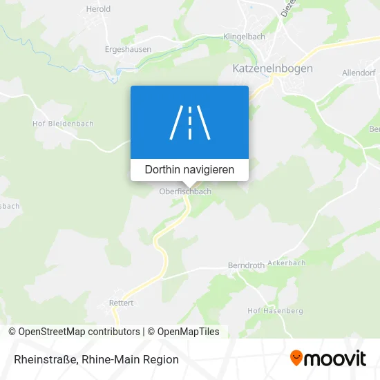 Rheinstraße Karte