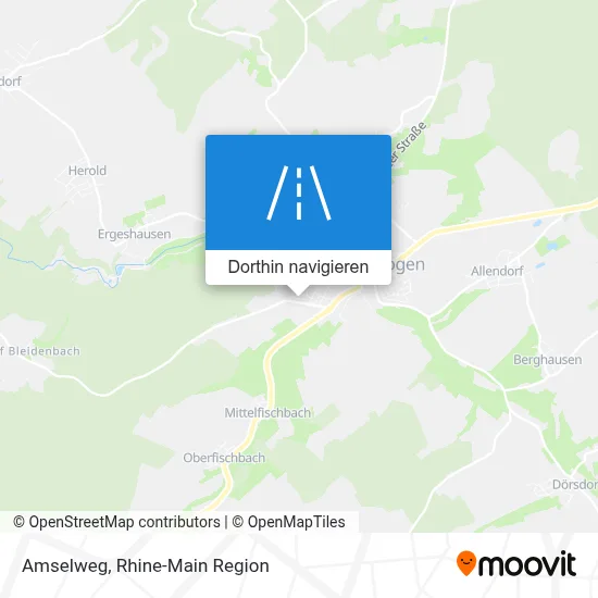 Amselweg Karte