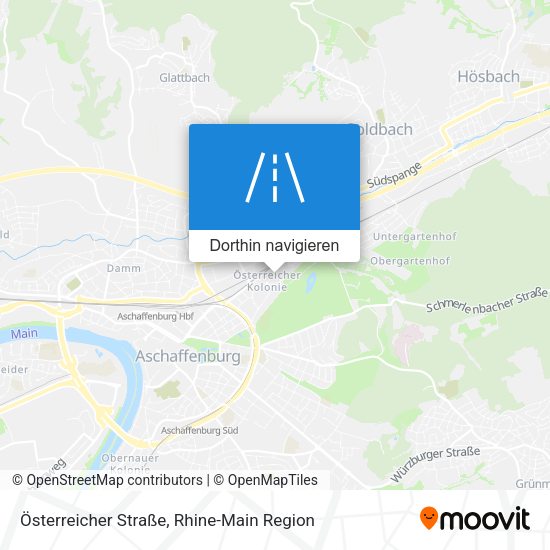 Österreicher Straße Karte