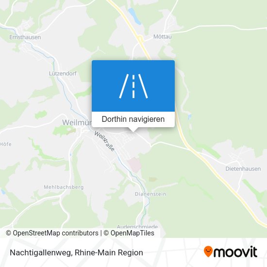 Nachtigallenweg Karte