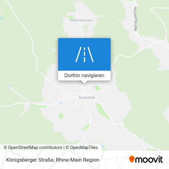 Königsberger Straße Karte