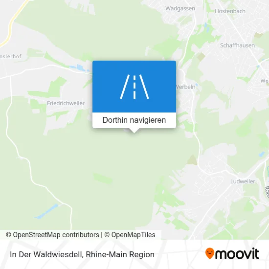 In Der Waldwiesdell Karte