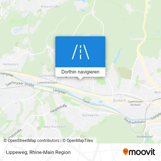 Lippeweg Karte