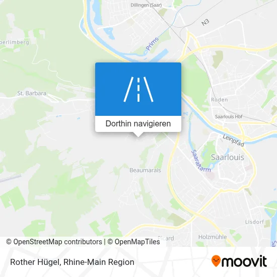 Rother Hügel Karte