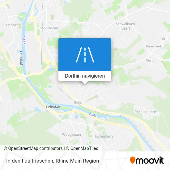 In den Faultrieschen Karte