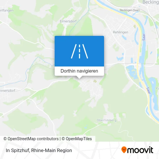 In Spitzhuf Karte