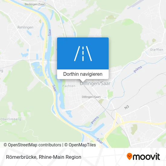 Römerbrücke Karte