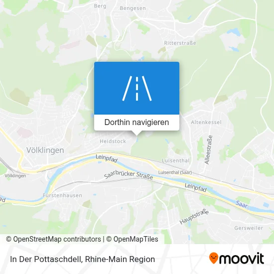 In Der Pottaschdell Karte