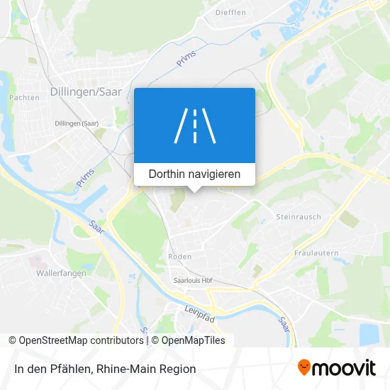 In den Pfählen Karte