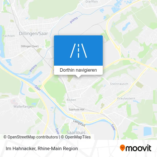 Im Hahnacker Karte