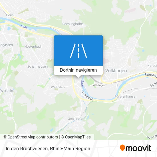 In den Bruchwiesen Karte