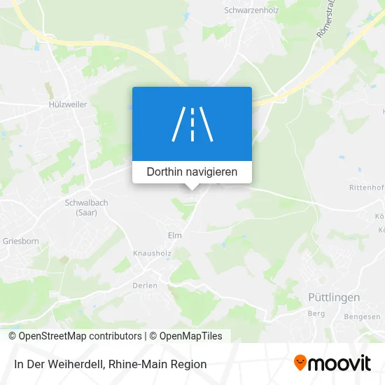 In Der Weiherdell Karte