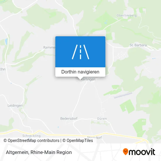 Altgemein Karte
