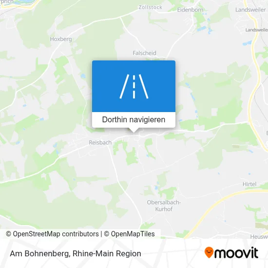 Am Bohnenberg Karte