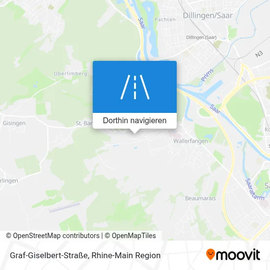 Graf-Giselbert-Straße Karte