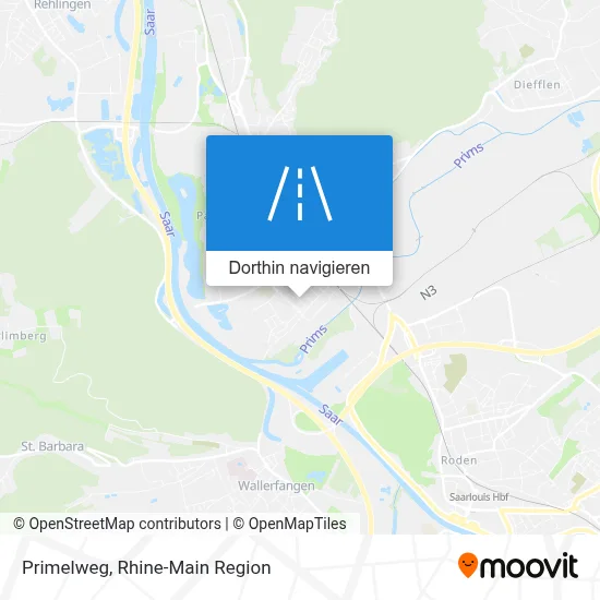 Primelweg Karte