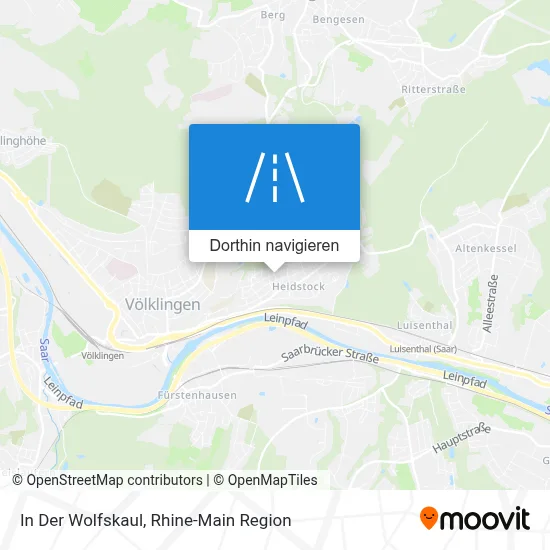In Der Wolfskaul Karte