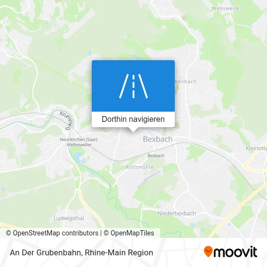 An Der Grubenbahn Karte