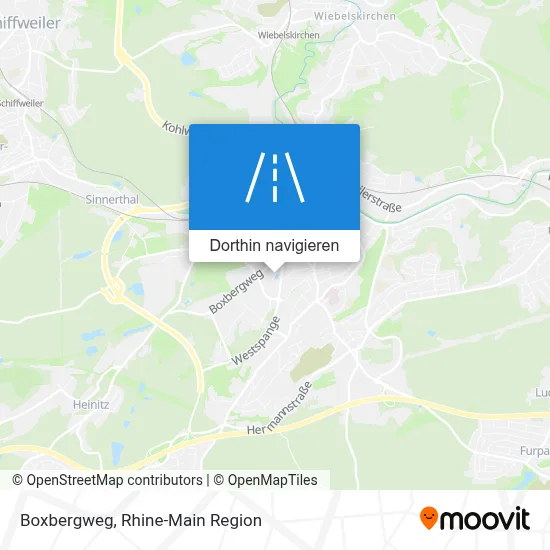 Boxbergweg Karte