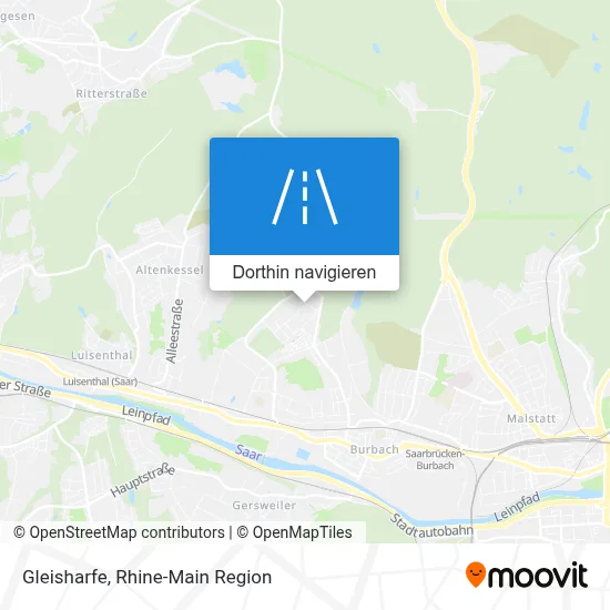 Gleisharfe Karte