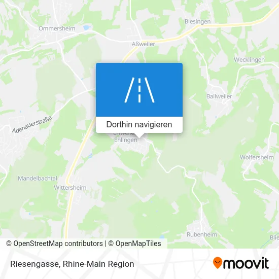Riesengasse Karte
