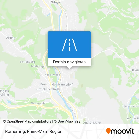 Römerring Karte