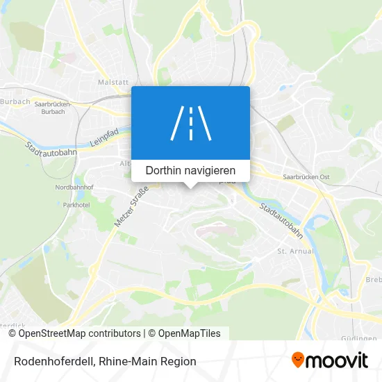 Rodenhoferdell Karte